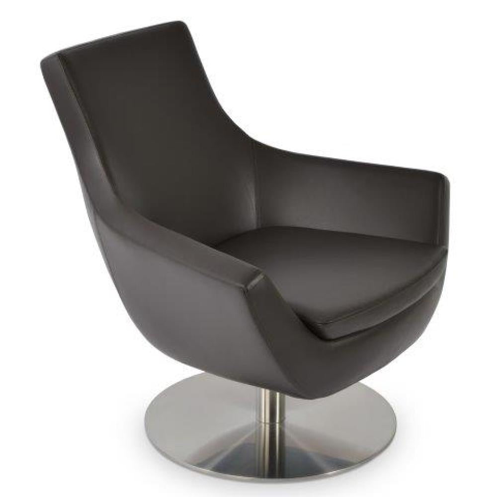 Rebecca Armchair Swivel Round - cozy armchair for reading and relaxation | Image 1 | InSTYLE Home & Rugs