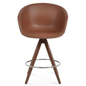Tribeca Pyramid-mw Swivel Counter&bar Stool - perfect for small spaces | Image 1 | InSTYLE Home & Rugs