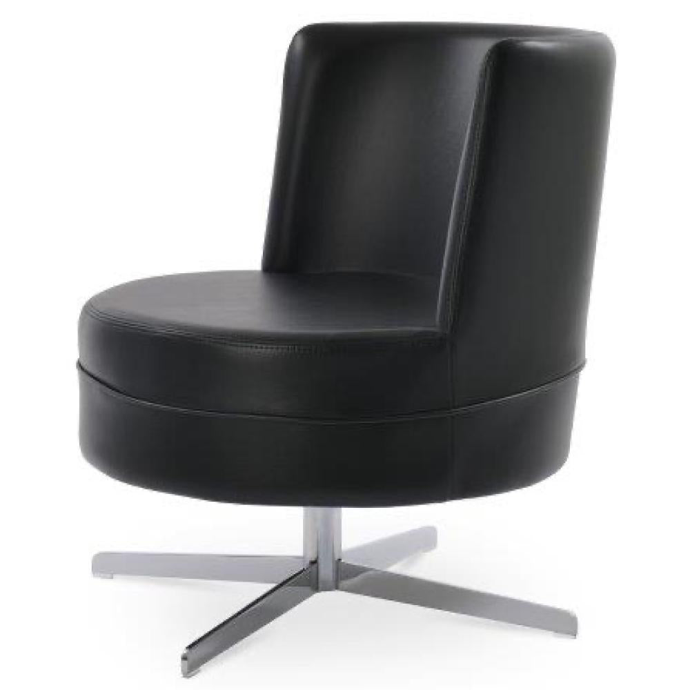 Hilton Lounge Swivel Chair 4 Star Base - comfortable seating for dining and office spaces | Image 1 | InSTYLE Home & Rugs