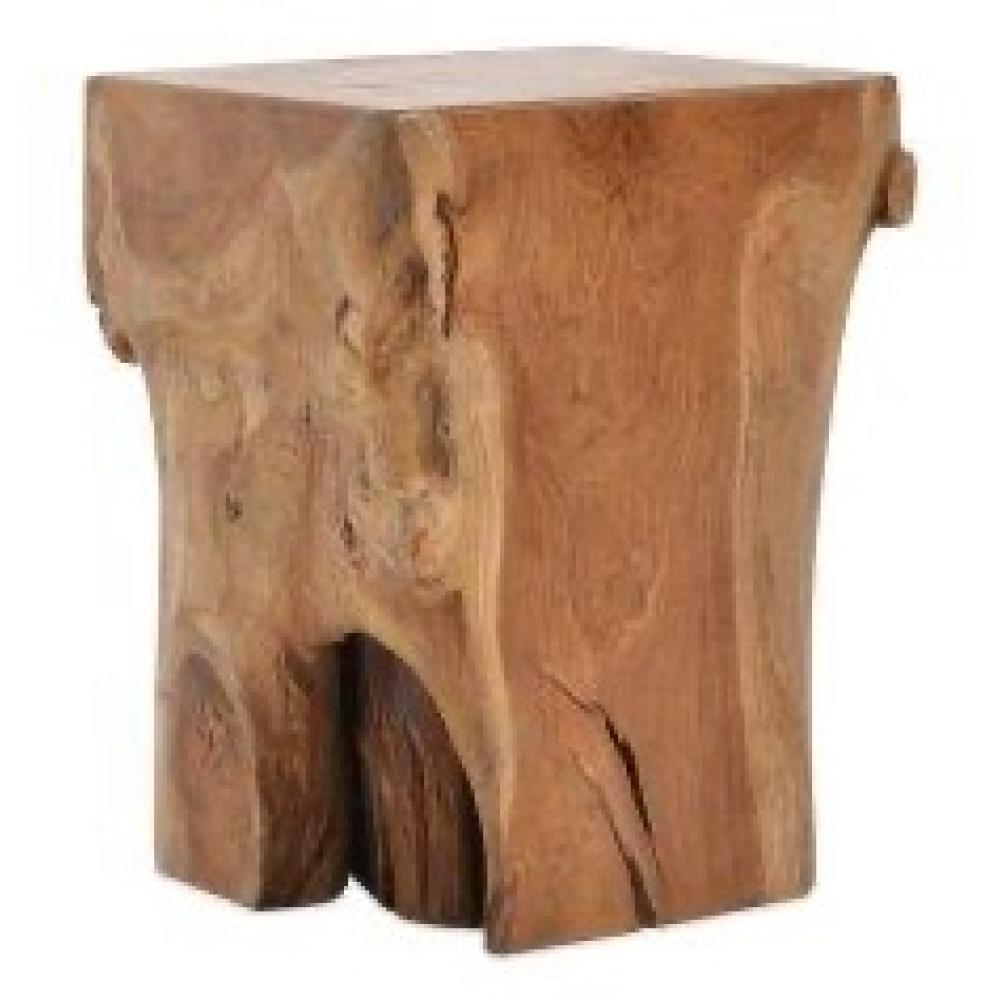 Heavy Cube Stool & Side Table - perfect for small spaces | Image 1 | InSTYLE Home & Rugs