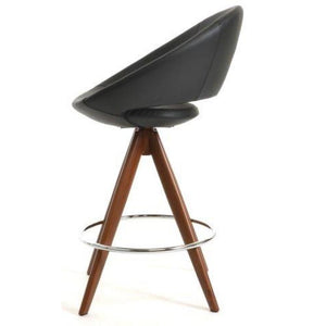 Crescent Pyramid-mw Swivel Stool Counter & Bar - compact and stylish design | Image 1 | InSTYLE Home & Rugs