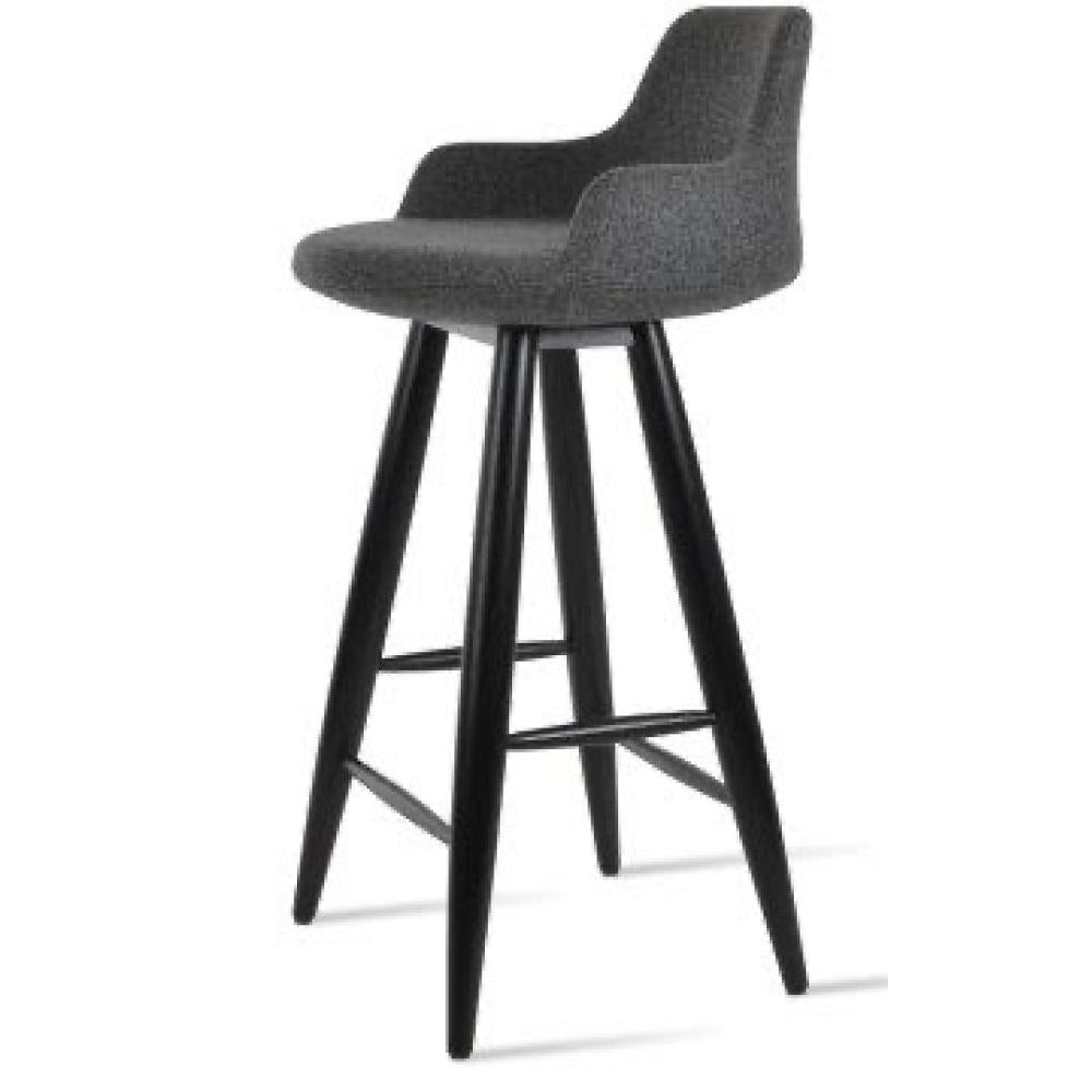 Dervish Baba Wood Counter&bar Stool - available in various heights | Image 1 | InSTYLE Home & Rugs