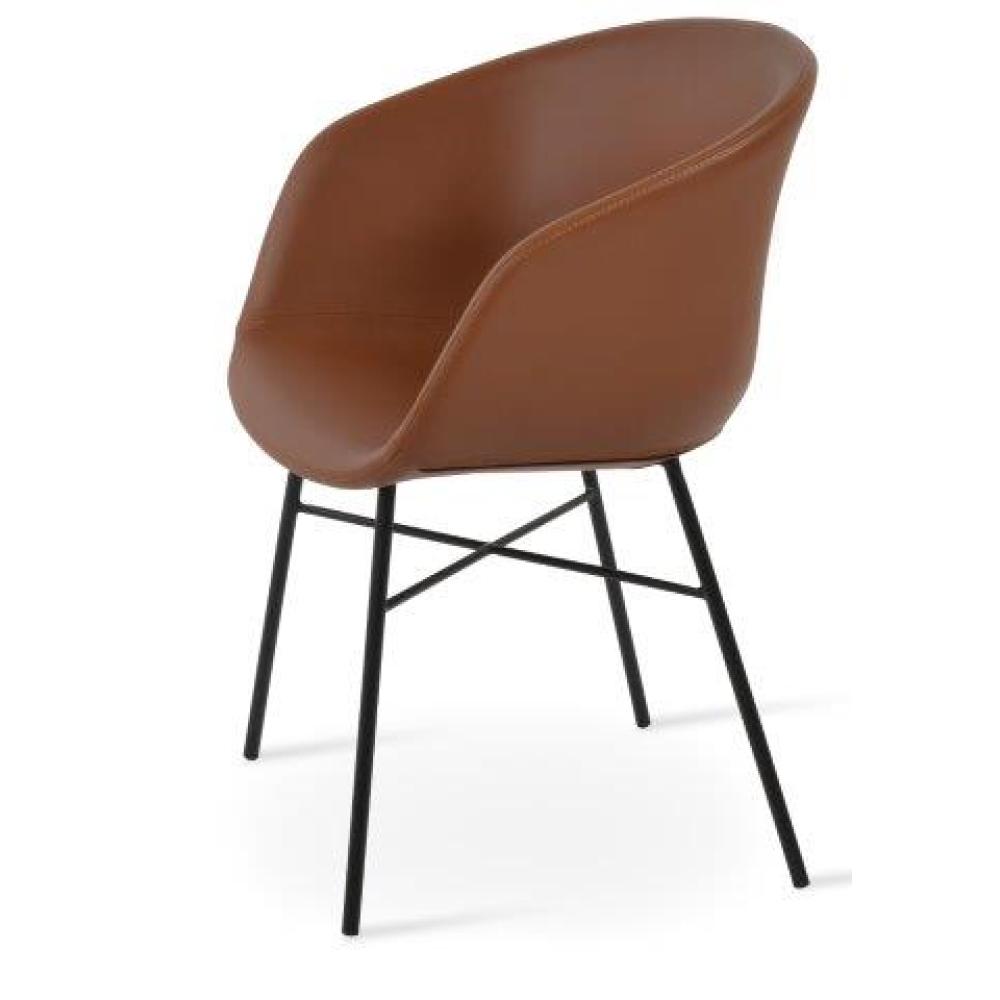 Tribeca Cross Armchair - modern accent armchair for stylish interiors | Image 1 | InSTYLE Home & Rugs