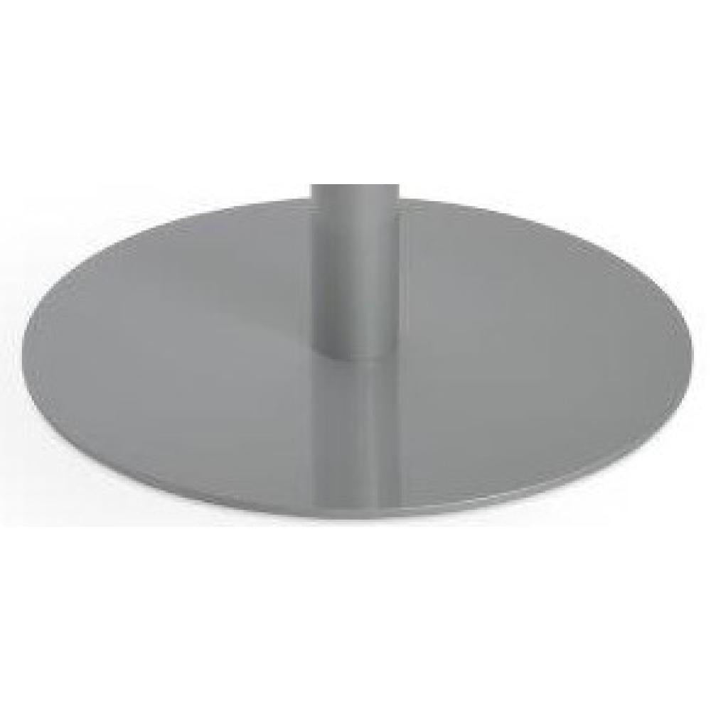 Tango Round Base 22.8" Silver - adjustable table base for custom furniture design | Image 1 | InSTYLE Home & Rugs