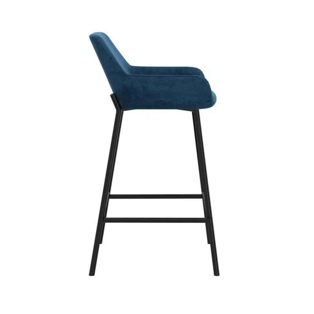 Baily Counter Stool Blue - perfect for modern counters | Image 2 | InSTYLE Home & Rugs