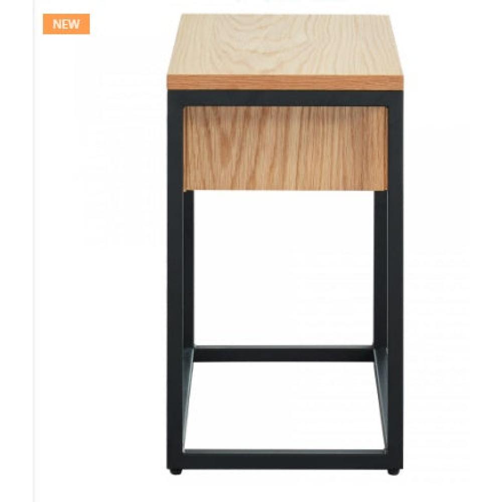 Lance Accent Table in Oak - functional accent table with unique design for any room | Image 2 | InSTYLE Home & Rugs