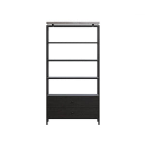 Norwood Bookcase - wooden bookcases with multiple shelves for ample storage | Image 2 | InSTYLE Home & Rugs