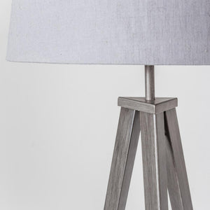 Nixon Floor Lamp Silver - perfect lighting for modern homes | Image 3 | InSTYLE Home & Rugs