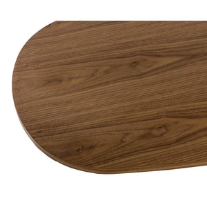 Robinson-coffee-table-close-up-Wooden cutting board with a white background