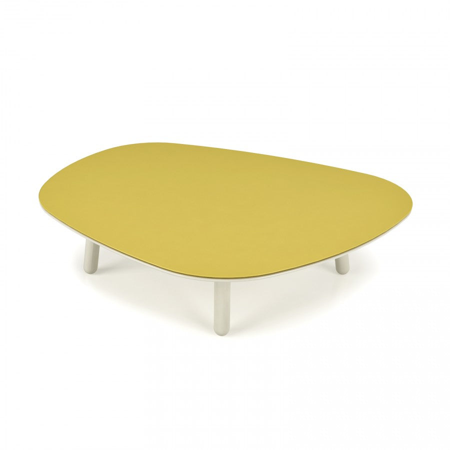 Bowie Lacquered & Steel Coffee Table — Short - stylish tables for living rooms | Image 1 | InSTYLE Home & Rugs