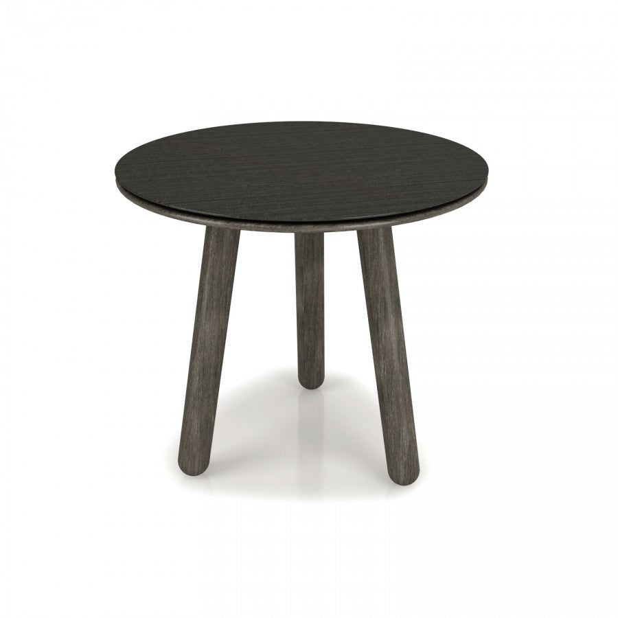 Inverse Large Wood & Steel End Table - contemporary end table for sofas | Image 1 | InSTYLE Home & Rugs
