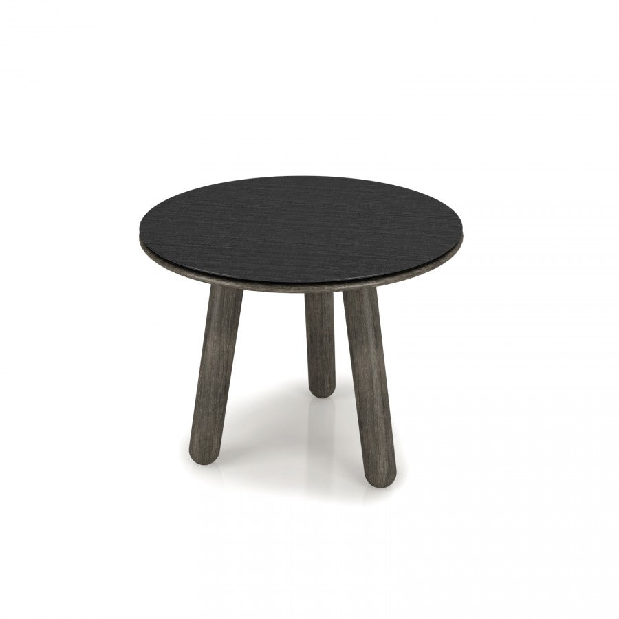 Inverse Wood & Steel End Table - contemporary end table for sofas | Image 1 | InSTYLE Home & Rugs