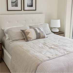 June Headboard - upholstered headboard for added comfort and luxury | Image 4 | InSTYLE Home & Rugs