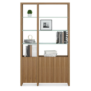 BDI Linea 50" Two-Shelf System 580012 - versatile shelf for organizing books, decor, and more | Image 1 | InSTYLE Home & Rugs