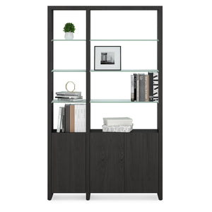 BDI Linea 50" Two-Shelf System 580012 - versatile shelf for organizing books, decor, and more | Image 2 | InSTYLE Home & Rugs