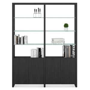 BDI Linea 64" Two-Shelf System 580022 - stylish shelf for displaying your favorite items in any room | Image 2 | InSTYLE Home & Rugs