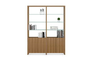 BDI Linea 33" Double Shelf 5802 - stylish shelf for displaying your favorite items in any room | Image 7 | InSTYLE Home & Rugs