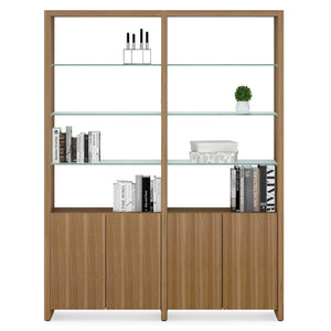 BDI Linea 64" Two-Shelf System 580022 - stylish shelf for displaying your favorite items in any room | Image 1 | InSTYLE Home & Rugs