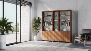 BDI Linea 64" Two-Shelf System 580022 - stylish shelf for displaying your favorite items in any room | Image 5 | InSTYLE Home & Rugs