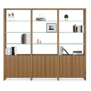 BDI Linea 96" Three-Shelf System 580222 - space-saving shelf for efficient storage and organization | Image 1 | InSTYLE Home & Rugs