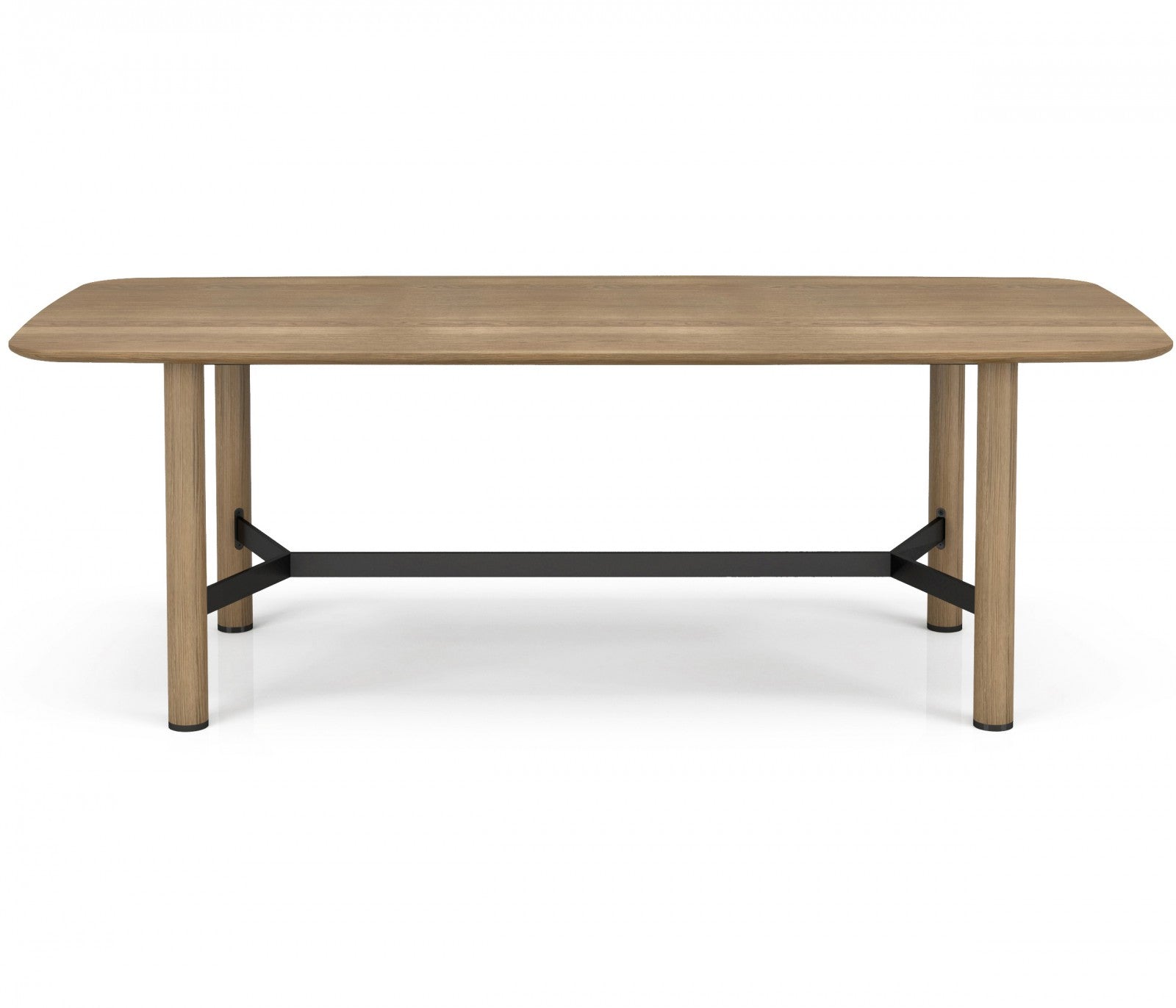 Link 84'' Wooden Dining Table - perfect for family meals | Image 1 | InSTYLE Home & Rugs