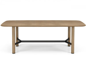 Link 84'' Wooden Dining Table - perfect for family meals | Image 1 | InSTYLE Home & Rugs
