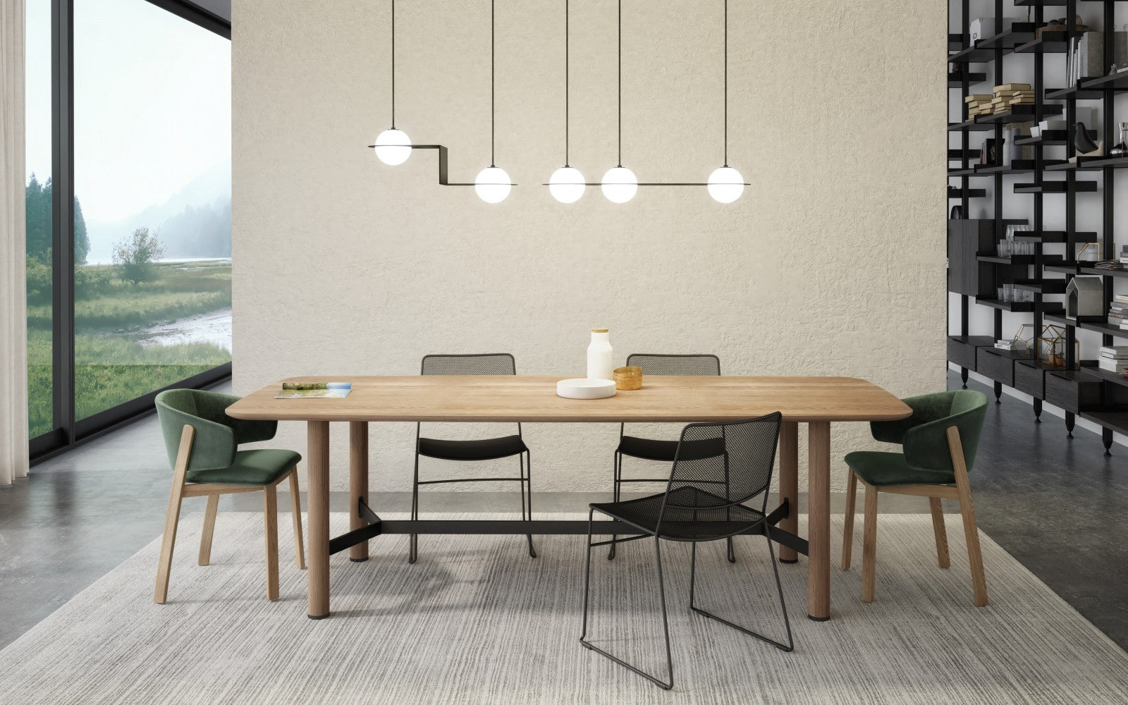 Link 48" Dining Table - perfect for family meals | Image 2 | InSTYLE Home & Rugs