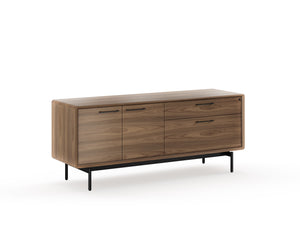 LINQ Office 6829 Storage Credenza - wooden storage credenza with drawers and cabinets for versatile storage | Image 4 | InSTYLE Home & Rugs