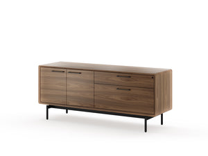 LINQ Office 6829 Storage Credenza - wooden storage credenza with drawers and cabinets for versatile storage | Image 7 | InSTYLE Home & Rugs