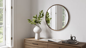 BDI Linq Round Wall Mirror 9190 - perfect accent mirrors for walls | Image 5 | InSTYLE Home & Rugs
