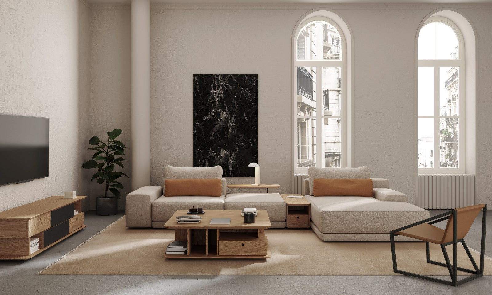 Bowie Wooden Coffee Table — Square - modern design for any room | Image 2 | InSTYLE Home & Rugs