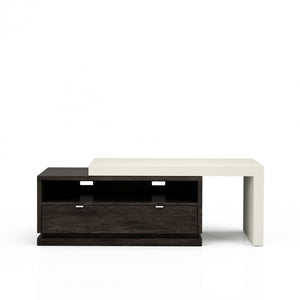 Otello Wood & Lacquered TV Stand - stylish tv media storage unit for modern living rooms | Image 1 | InSTYLE Home & Rugs