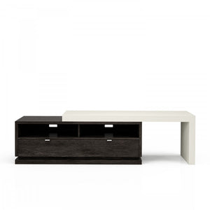 Otello Wood & Lacquered TV Stand - space-saving tv media storage console for organized entertainment | Image 1 | InSTYLE Home & Rugs