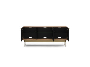 Plume Media Console 8077 - compact console for organizing entryway or hallway essentials | Image 9 | InSTYLE Home & Rugs