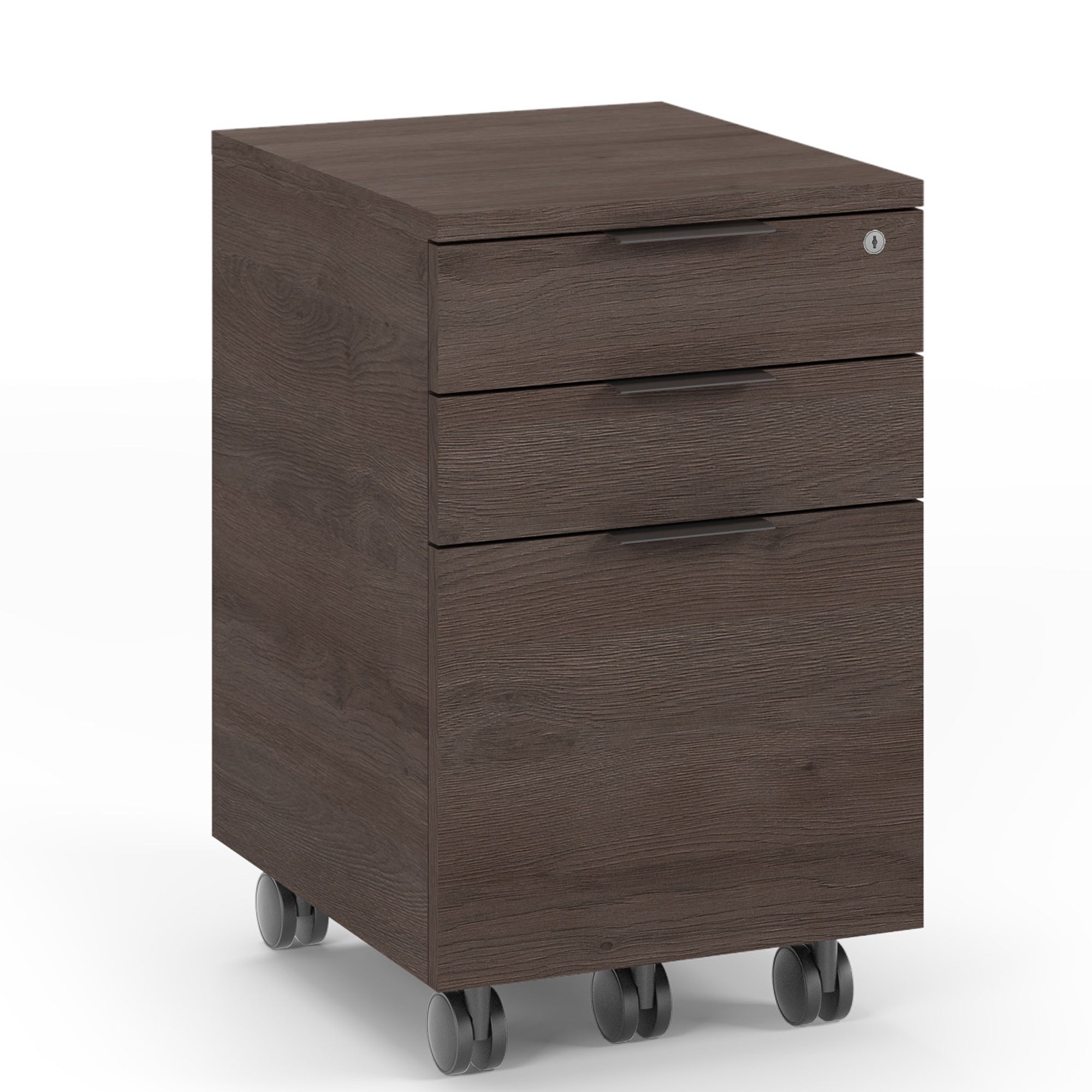 BDI Sigma Mobile File Pedestal 6907 - steel mobile file pedestal with lockable drawers for security | Image 1 | InSTYLE Home & Rugs