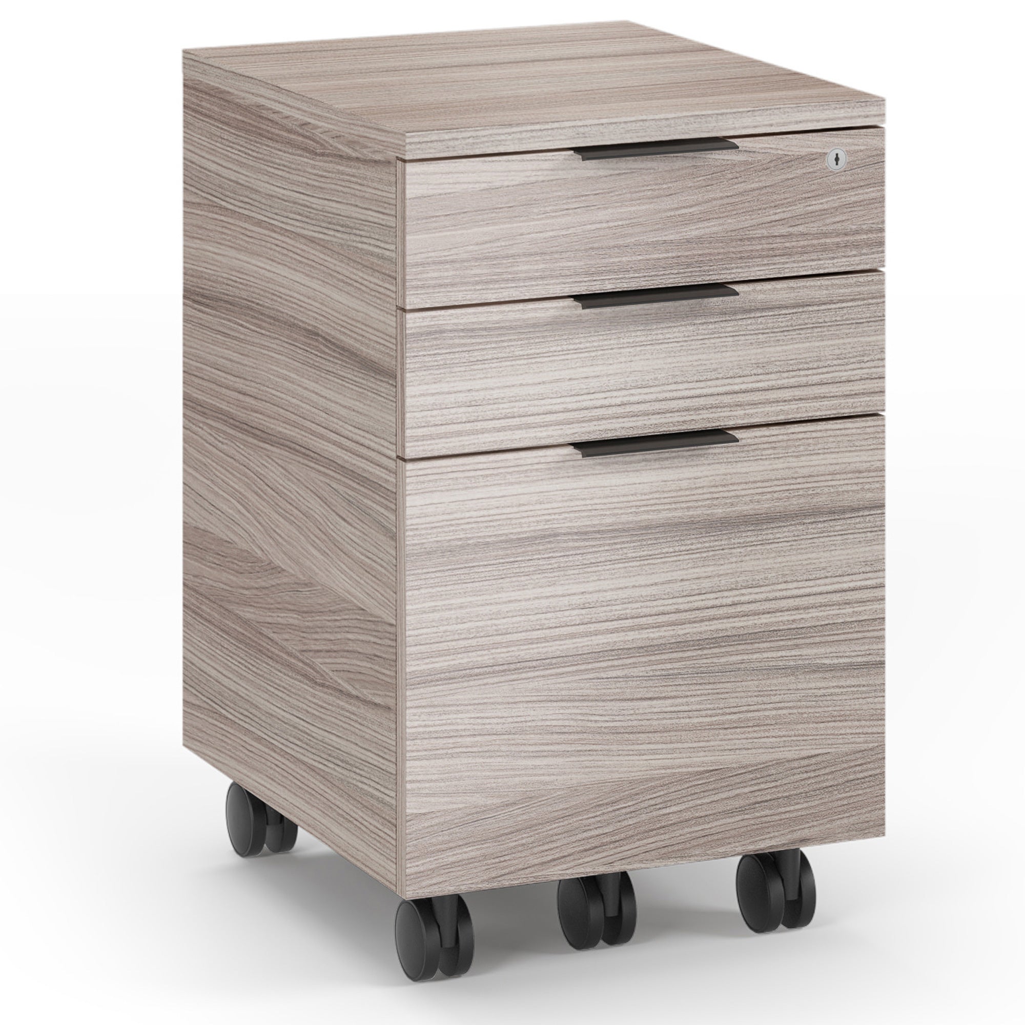 BDI Sigma Mobile File Pedestal 6907 - steel mobile file pedestal with lockable drawers for security | Image 2 | InSTYLE Home & Rugs