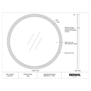 Noto MT2707 - available in various shapes, sizes, and frame styles | Image 5 | InSTYLE Home & Rugs