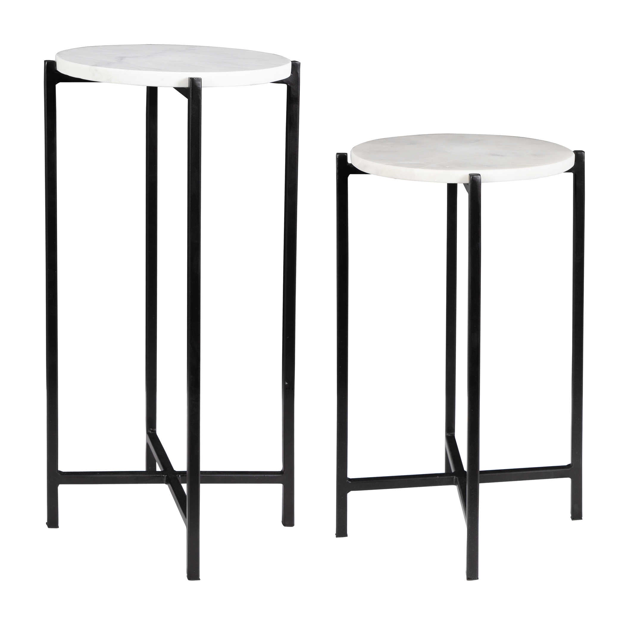 Marble Side Tables - chic and functional side tables for your living room | Image 1 | InSTYLE Home & Rugs