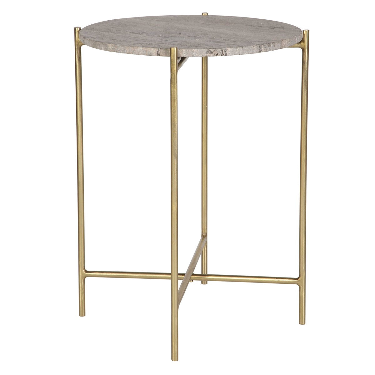 Stone Accent Table - small accent table with storage for a clutter-free space | Image 1 | InSTYLE Home & Rugs
