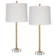 Gold Table Lamps S/2