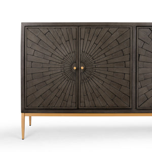 Harold 4-Door Sideboard - sleek sideboard for storage | Image 6 | InSTYLE Home & Rugs