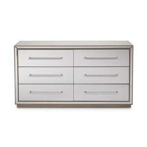 Mirrored 6-drawer Chest - durable drawer with smooth glide mechanism for daily use | Image 4 | InSTYLE Home & Rugs