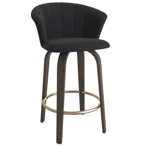 Tula 26" Counter Stool in Black