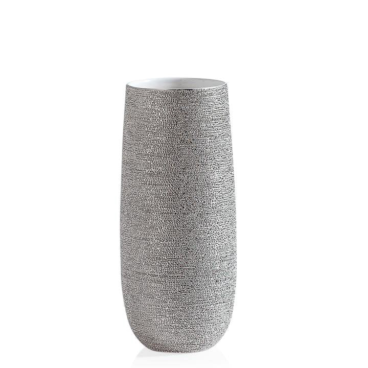 Brava Spun Textured Vase - elegant vase for adding a touch of style to any room | Image 1 | InSTYLE Home & Rugs