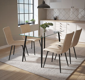 Norma Side Chair (Set of 4) - elegant side chair for enhancing dining room or office spaces | Image 4 | InSTYLE Home & Rugs