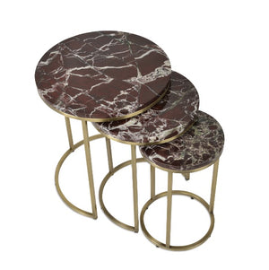 Alexy Marble Nesting End Table - accent tables for living rooms | Image 7 | InSTYLE Home & Rugs