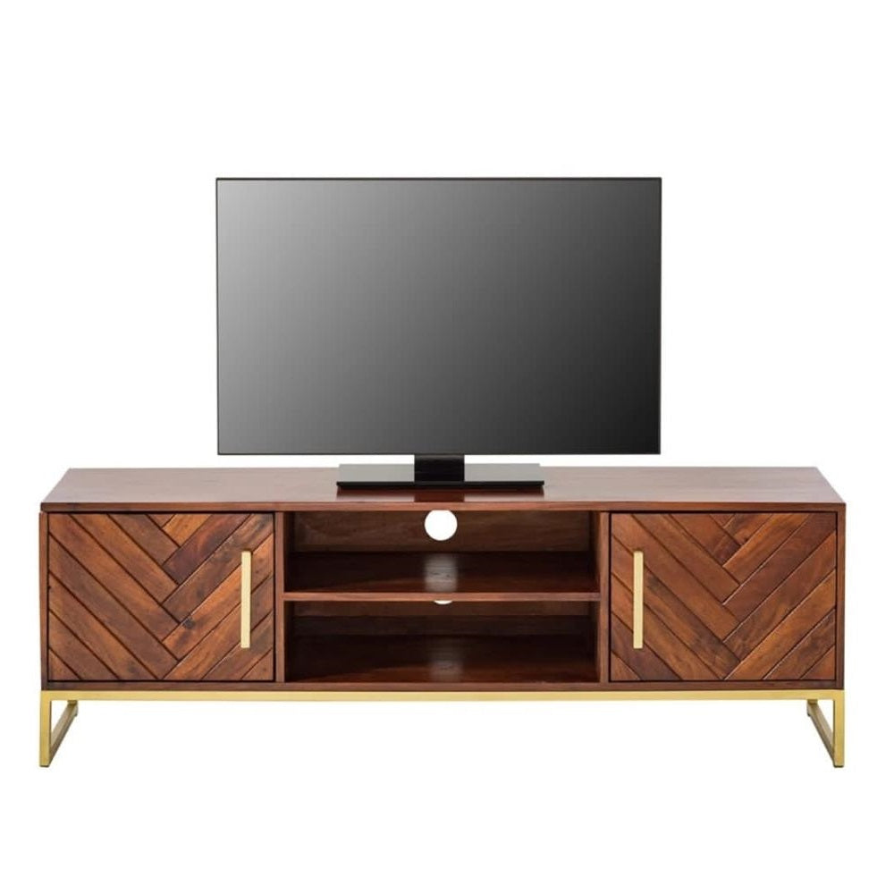 Alfie Media Stand - perfect for holding your tv, gaming consoles, and accessories | Image 1 | InSTYLE Home & Rugs