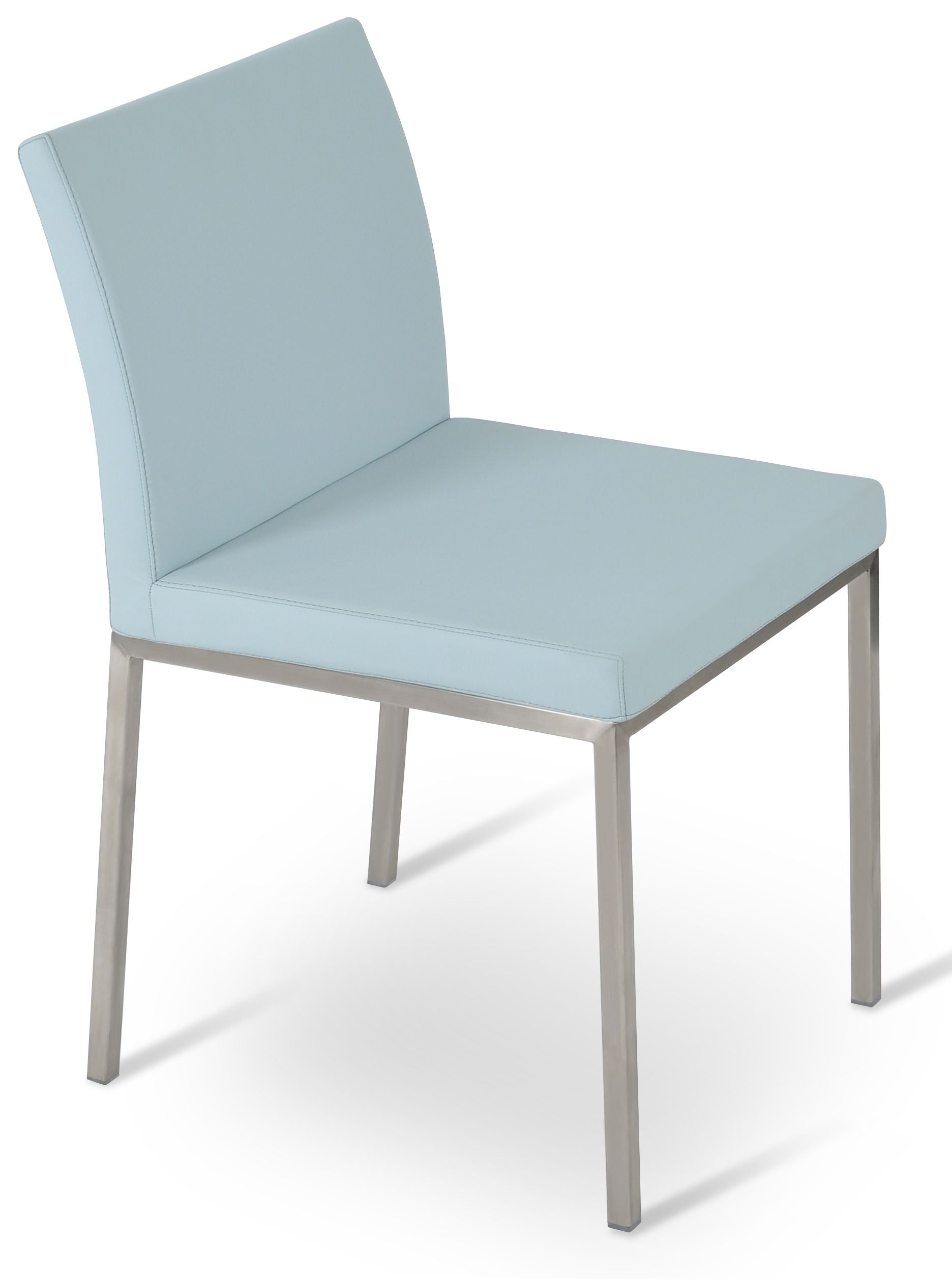 Aria Chair Chrome - comfortable seating for dining and office spaces | Image 1 | InSTYLE Home & Rugs