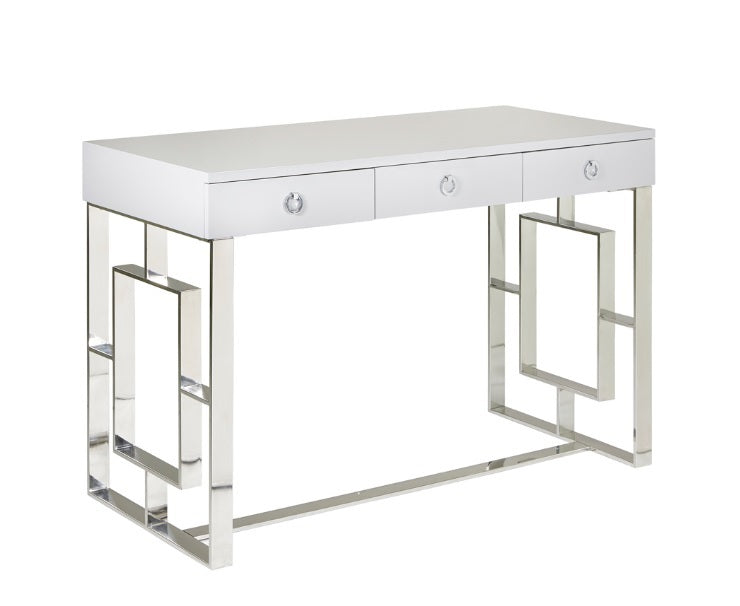 Baccarat White Desk - perfect for work or study | Image 1 | InSTYLE Home & Rugs