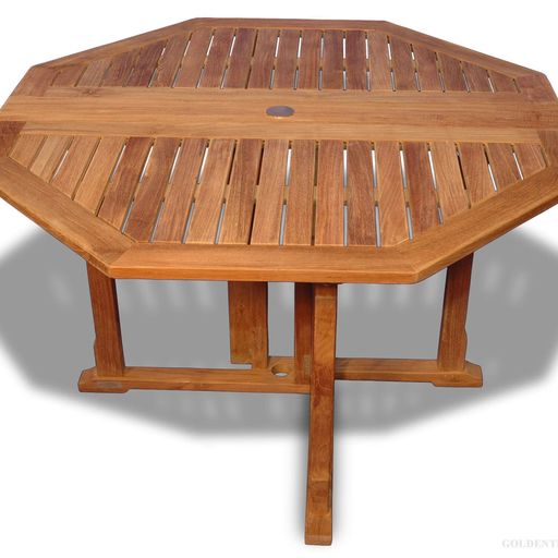 Balboa Teak Folding Dining Table - comfortable dining experience | Image 1 | InSTYLE Home & Rugs